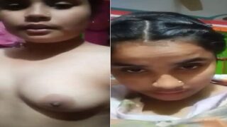 Kolkata girl hot boobs show lover chat sex mms