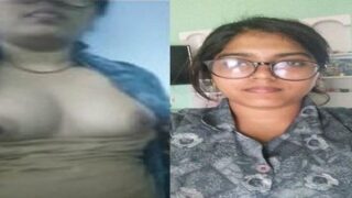 Desi girl ki hot boobs show leaked Hindi mms