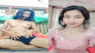 Muslim ladki panty pahane boobs press karti hai topless