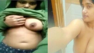 Noida ladki big boobs pressing tease topless hokar