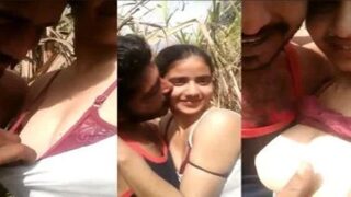 Dehati ladki ki kissing lover sath kheti me romance