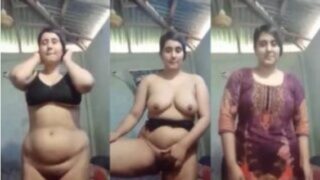 Chubby girl striptease ki boobs dikhakar Tamil sex mms